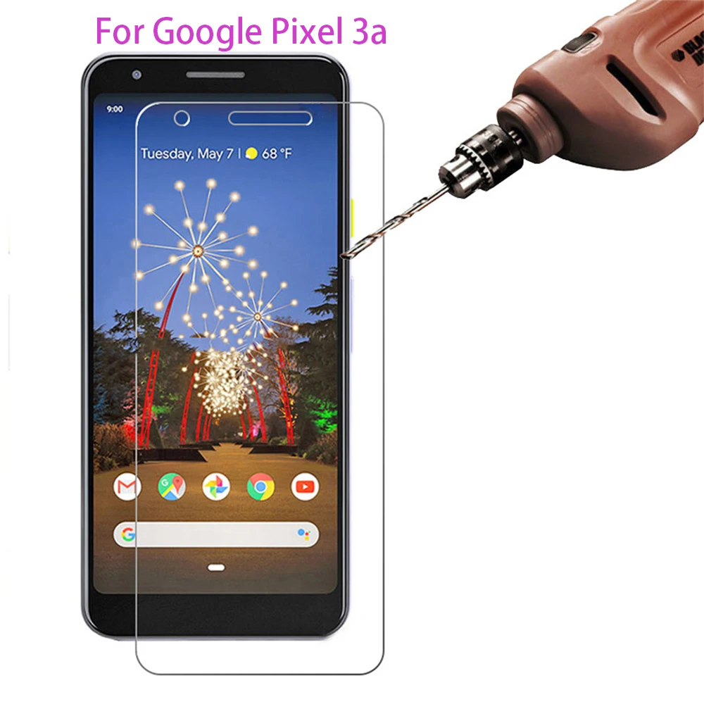 2 шт Naxtop 2.5D Закаленное стекло протектор экрана для Google Pixel 3 XL/XL3/3/3a XL/3a-прозрачный |