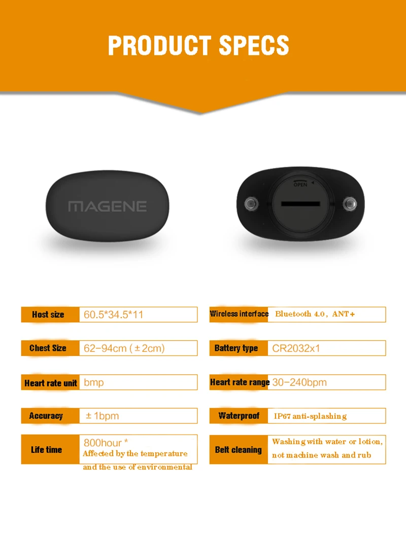 Bluetooth4.0 ANT+ пульс Сенсор совместим GARMIN Bryton igpsport компьютер под управлением Спорт Велосипед монитор сердечного ритма нагрудный