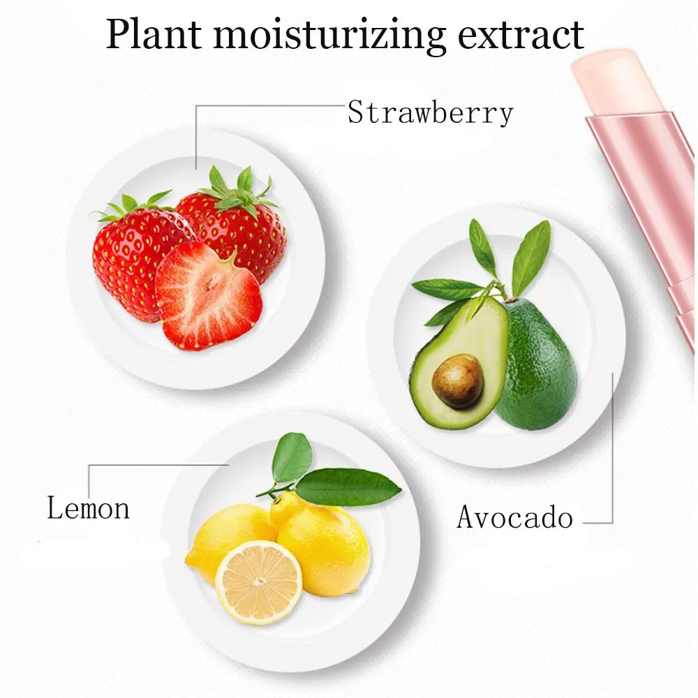 Aloe vera Lip Balm Honey Strawberry Tender Hydrating Lip Balm Moisturizing Lip Care Prevent Weather-shack Fade Lip Lines Makeup
