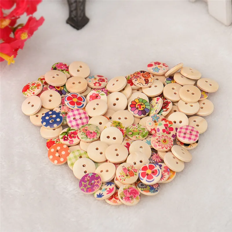 100 шт. разноцветные ботинки с двумя отверстиями 15 мм|button|button badge suppliessupply support |