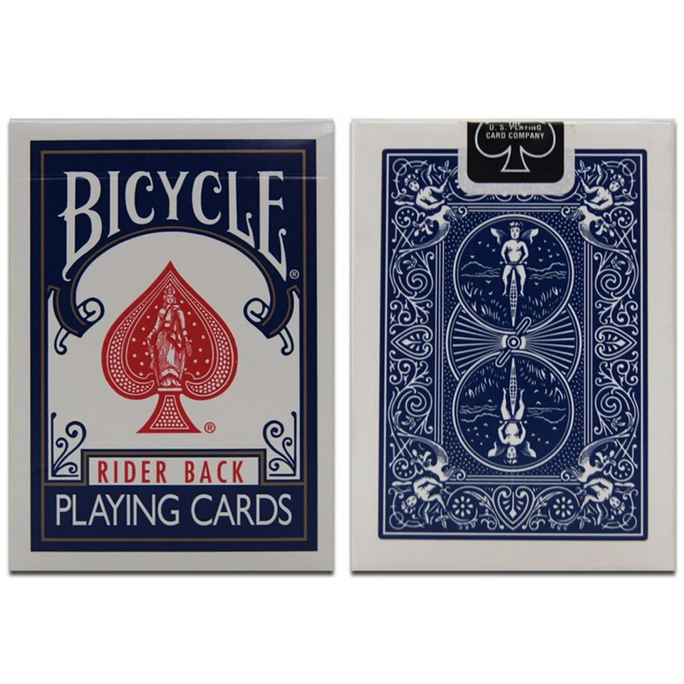 

Оригинальный велосипедный Покер 1 шт. синий или красный велосипед Волшебные обычные игральные карты Райдер задняя стандартная терраса волш...