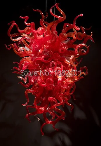 

Air Shipping Simple Shaped Delicate Red Chandelier