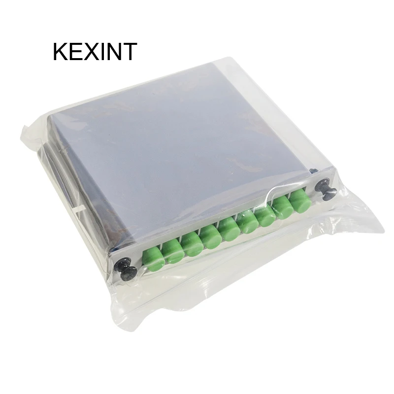 KEXINT волоконно оптический разветвитель PLC 1*8 вставка/LGX/тип кассеты FC/APC 1 5 M / 10
