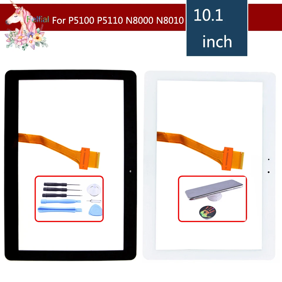 

Original 10.1" For Samsung Galaxy Tab 2 P5100 P5110 N8000 N8010 Touch Screen Digitizer Panel Sensor Replacement