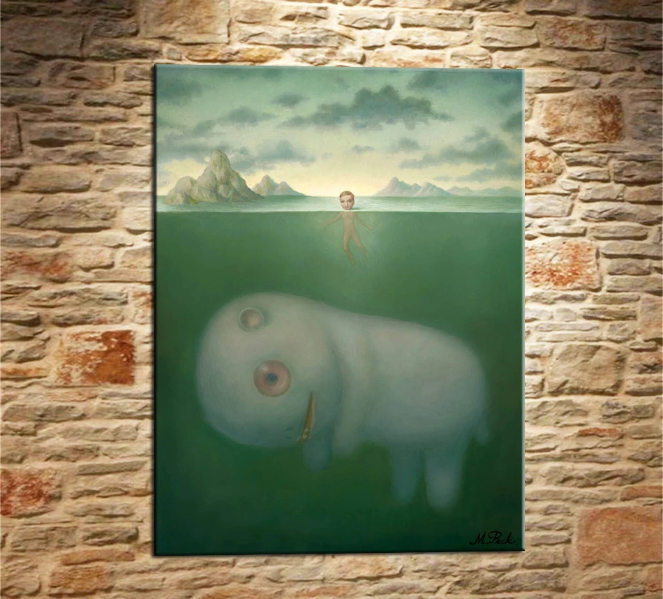 Mark Ryden Instagram Del Mes 1 панель абстрактная стена книги по искусству картина маслом плакат напечатанная Картина на холсте для гостиная домашний декор