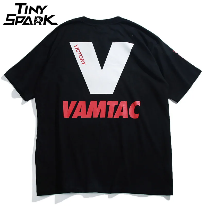 Победа большой с принтом букв футболка хип-хоп Для мужчин уличной футболки