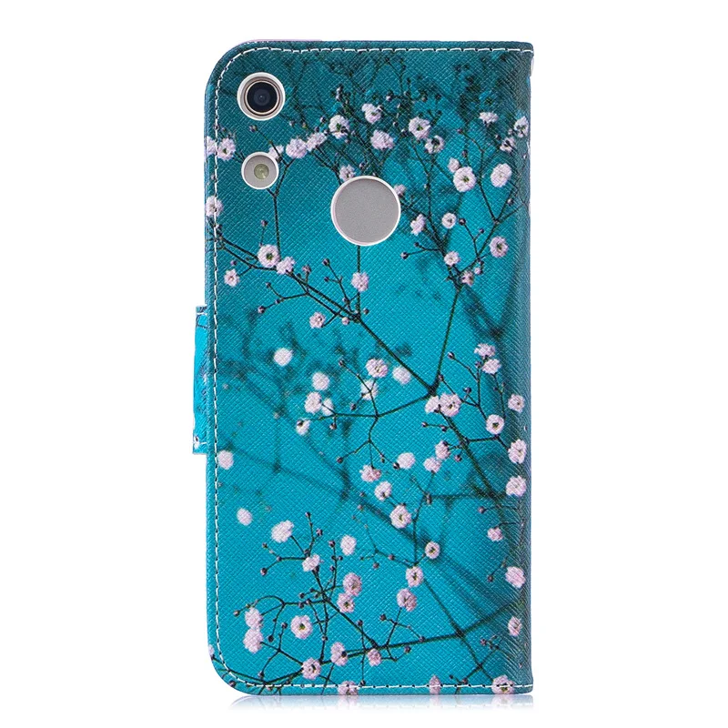 Окрашенный ТПУ кожаный флип чехол для Huawei Honor 9X 8A 8C 8S 7A Pro 7S Чехол бумажник 20 Lite 10i 10 9