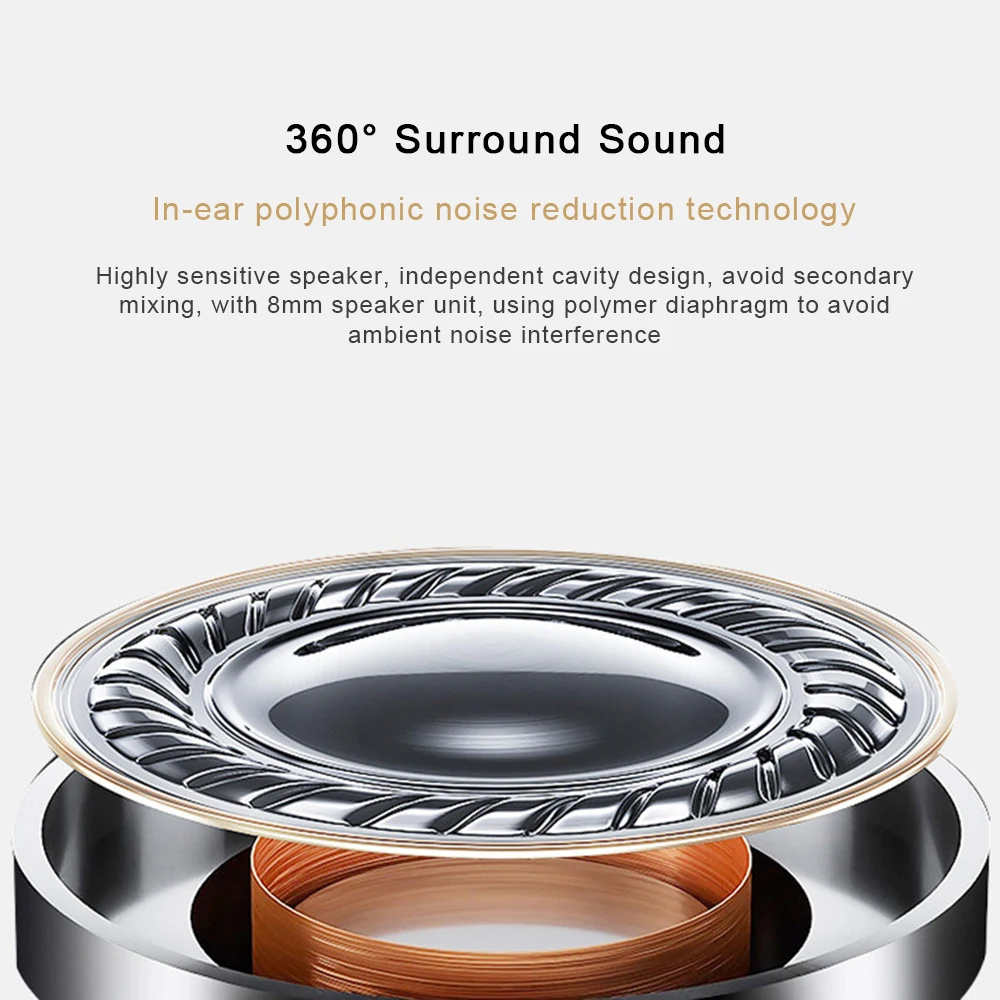 Bluetooth гарнитура 3D беспроводные стерео Geluid TWS16 Mini V4.2 Draadloze Koptelefoon Bluetooth наушники с зарядным устройством