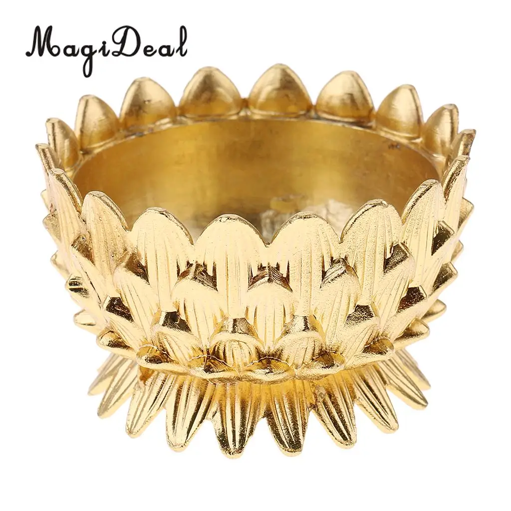 Новинка Лидер продаж 1 шт. лампа для масла в форме цветка лотоса подсвечник из