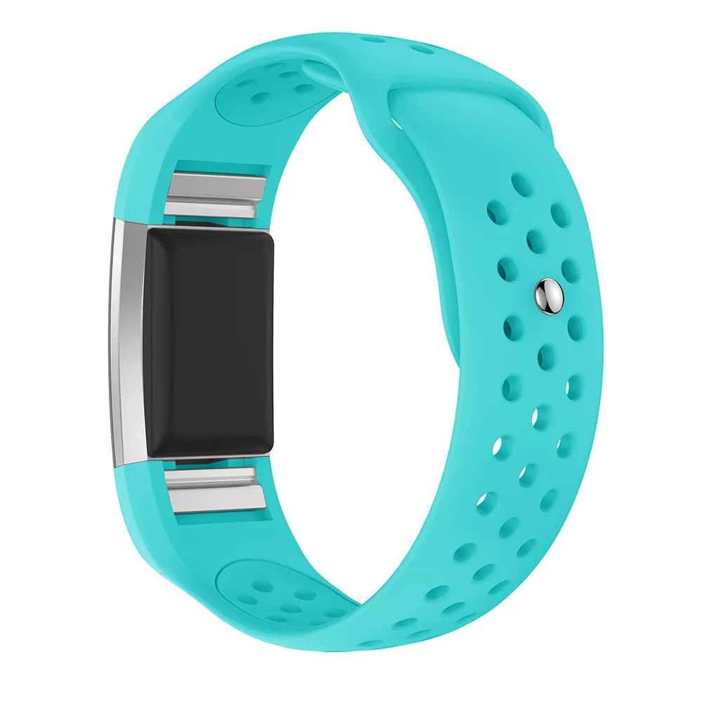 Цветной ремешок для Fitbit Charge 2 спортивные силиконовые браслеты Charge2 браслет умные