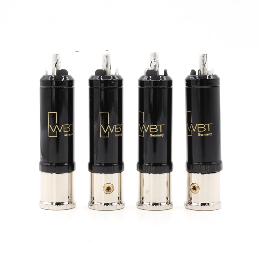 4 шт. moonsaudio WBT 0152Ag 99.998% Чистая медь посеребренный RCA разъем Вилки Аудио jack|wbt rca|rca