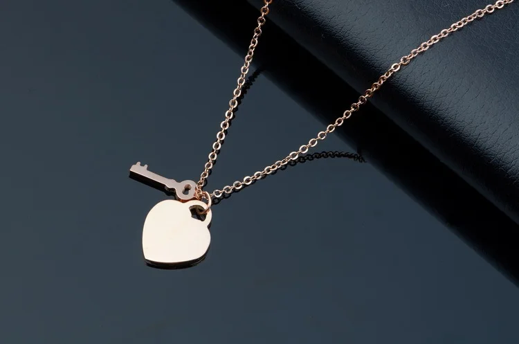 Ожерелье женское из нержавеющей стали розовое золото|womens gifts|necklace womenpendant necklace |