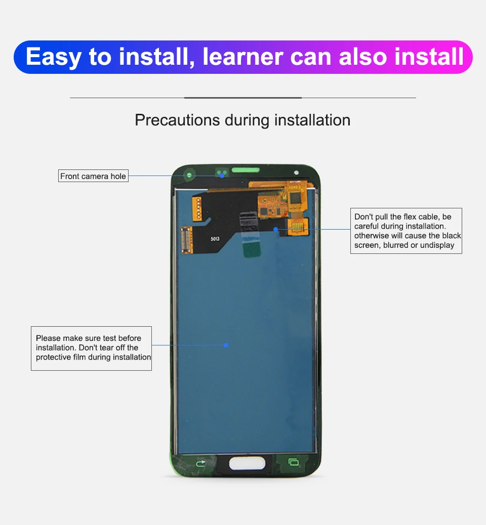 Для samsung S5 lcd G900F дисплей ЖК-экран сенсорный дигитайзер сборка совместимый для samsung Galaxy S5 G900 G900M G900A lcd s