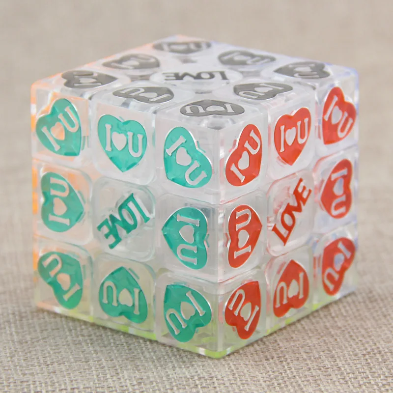 MOYU Crystal Love 3x3x3 магический куб скоростная головоломка 3x3 Развивающие игрушки
