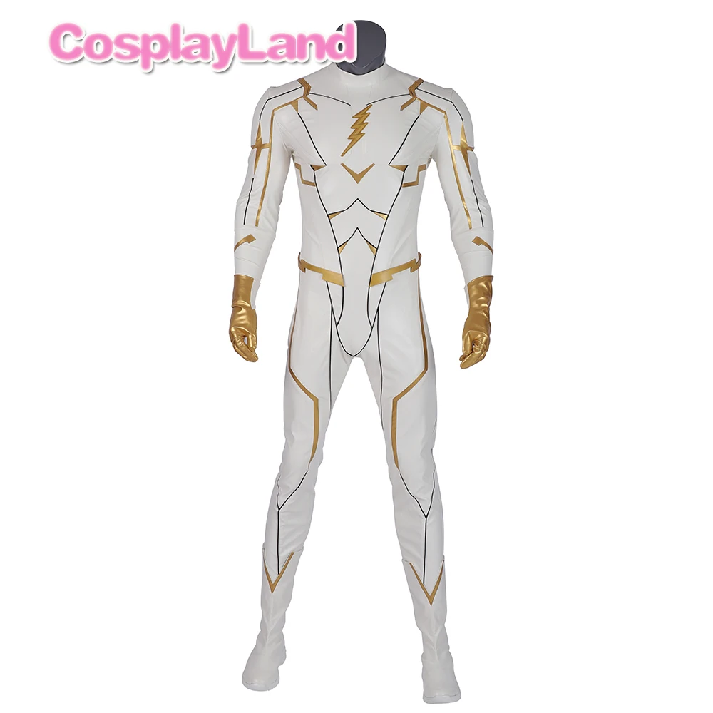 The Flash Season 5 Barry Allen God Speed Cosplay Costume Carnival Halloween for Adult Men Jumpsuits Rompers Suits
