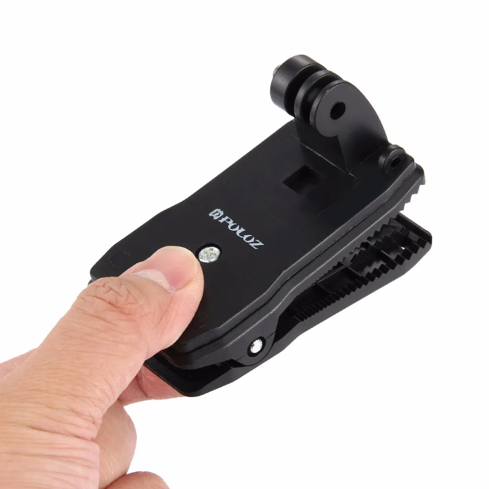 For GoPro Accessories 360 Degree Backpack Quick Release Hat Clip Fast Clamp Mount for HERO5 HERO4 Session HERO 5 4 3+ 3 | Электроника