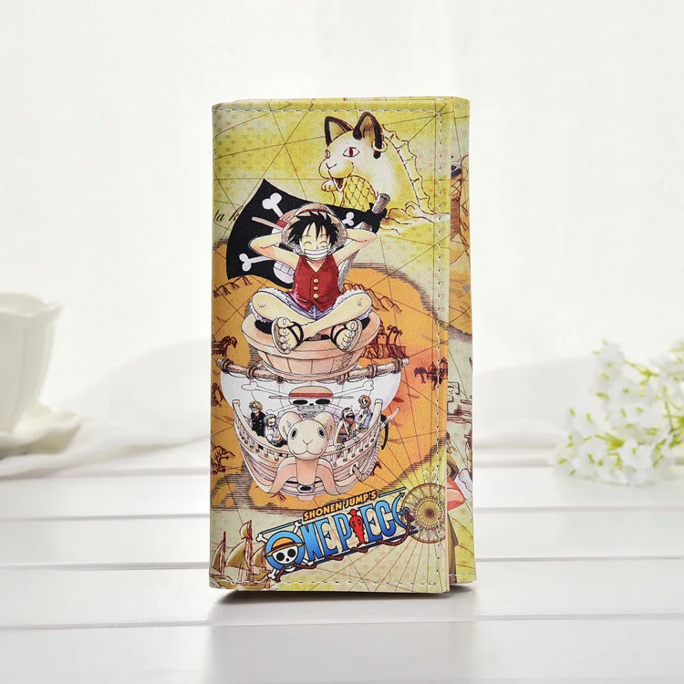 Цельный Косплей Аниме-кошелек, кошельки из искусственной кожи, дизайнерский роскошный длинный кошелек, сумка для денег, простой модный держатель для карт, кошелек для монет
