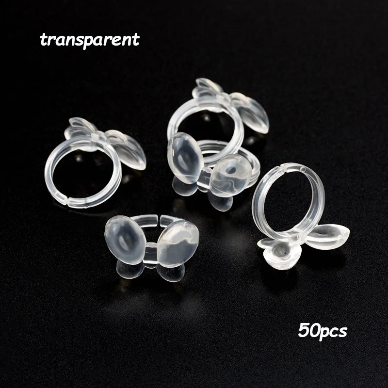 size4-50pcs 50 шт Пластик натуральный Цвет карту клеящийся, накладной ногти украшение лак для ногтей кольцо DIY Цвет карты гель лак для ногтей Show инструмент - Цвет: size4-50pcs