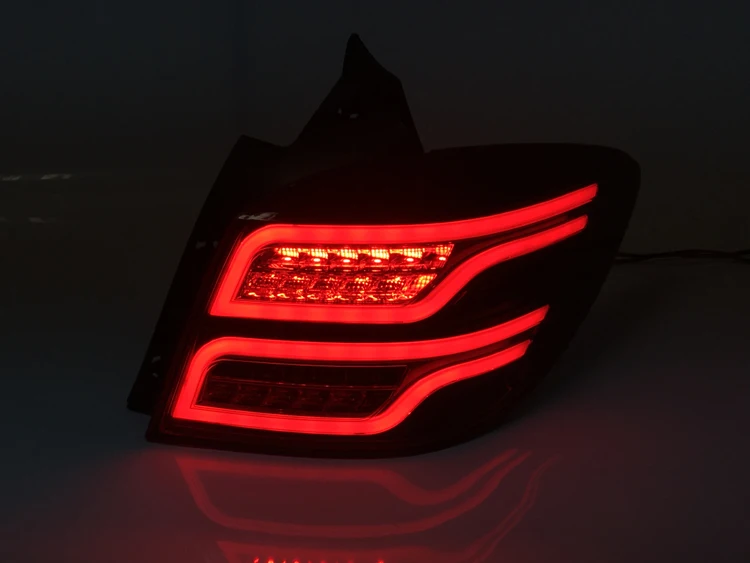 2 шт., 2009- год, хэтчбек для Chevrolet Cruze, светодиодный задний светильник, задний светильник, задний фонарь в сборе, хром, красный, черный, дымчатый, черный