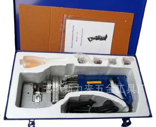 220v Electro-hydraulic punching machine angle channel iron hydraulic tool hole make | Инструменты