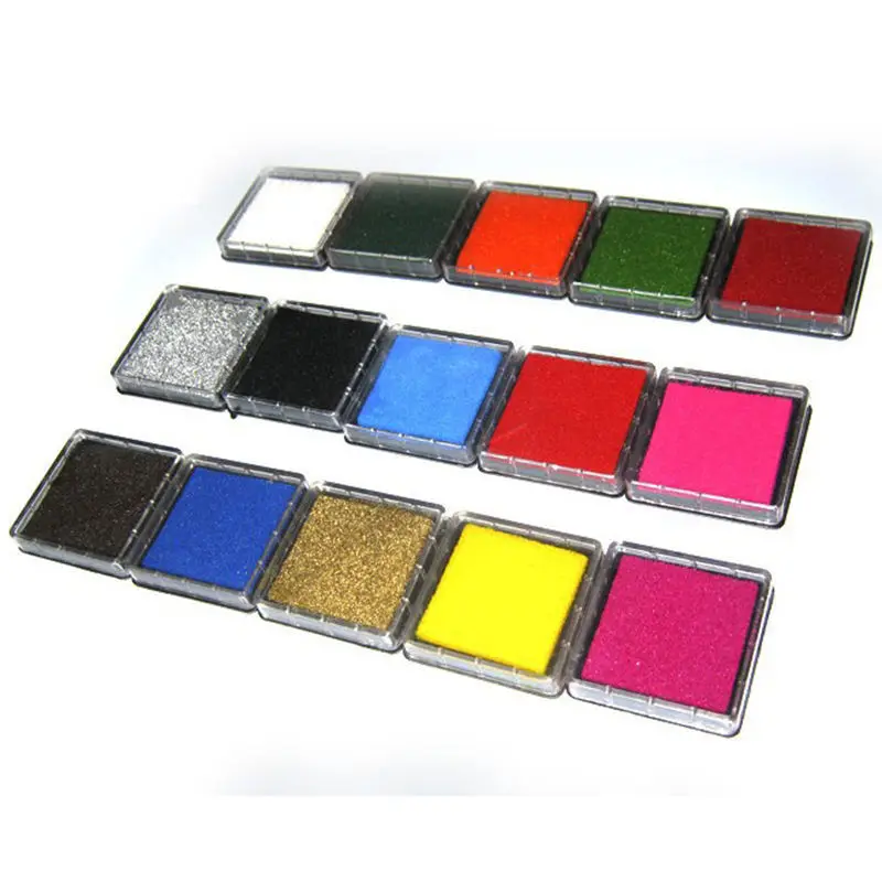 10 Цвета милые подушечка Craft на масляной основе DIY пусковая площадка чернил для