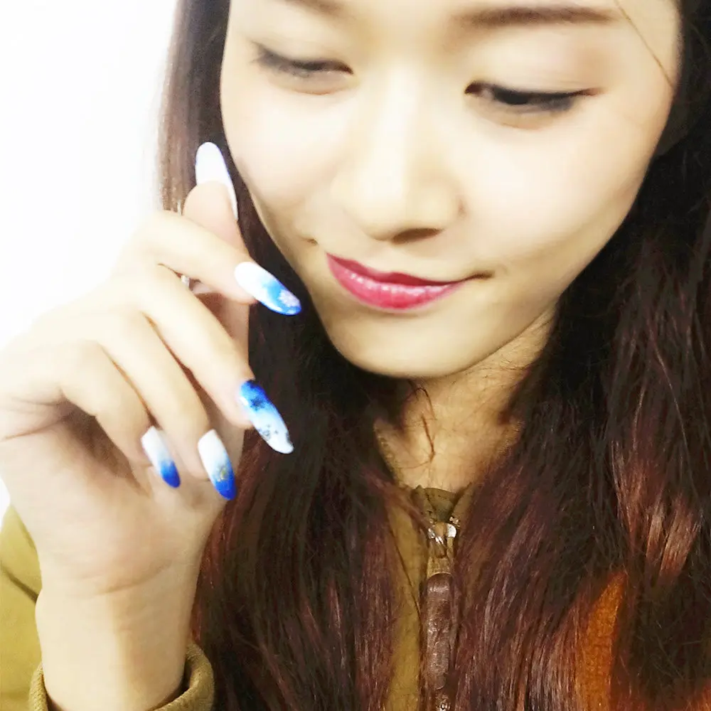 1 лист шикарный женский 30 DIY шаблон золотые наклейки для ногтей красочный