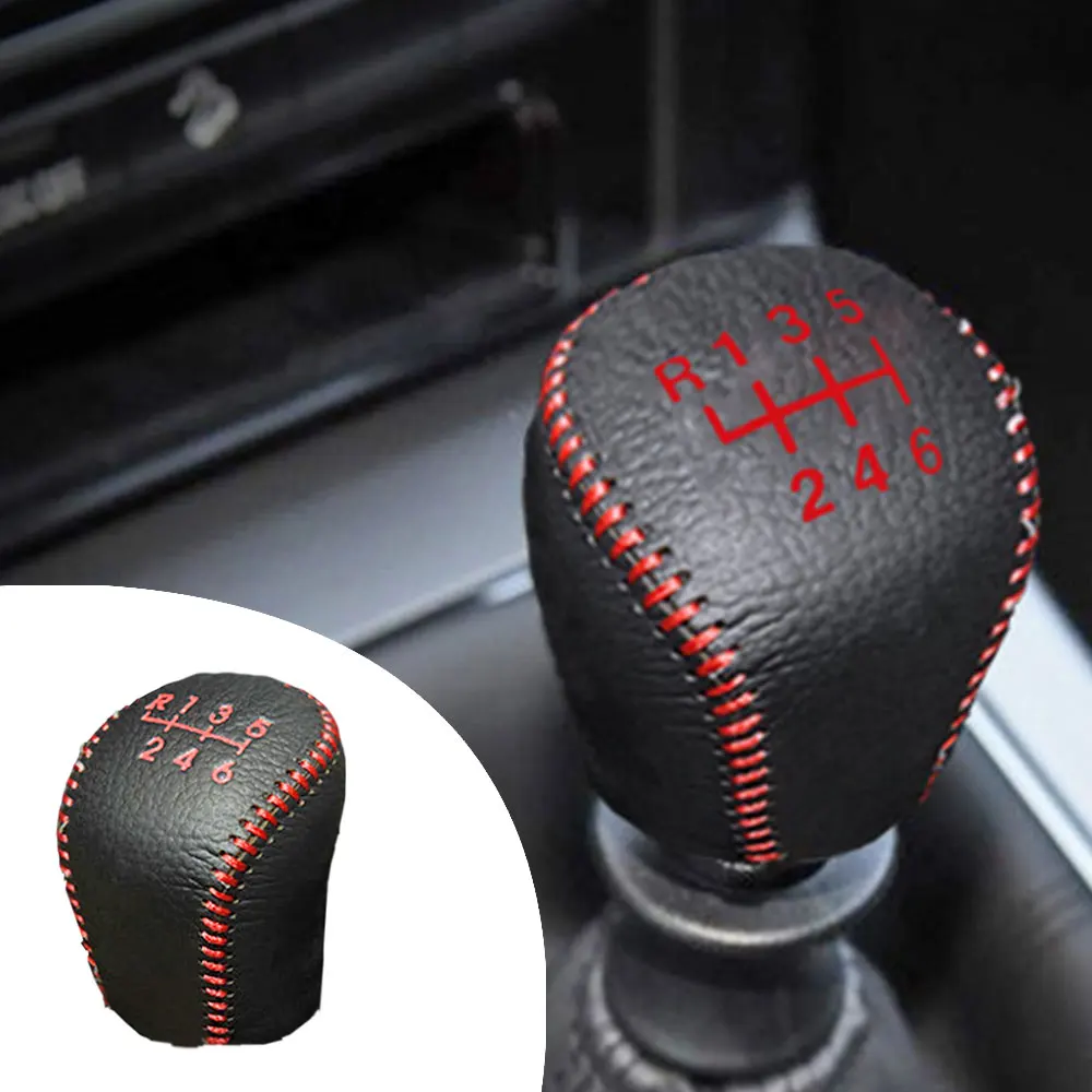 Red Автомобильный чехол из искусственной кожи для Nissan Sentra 2012- Tiida 2011- X-TRAIL 2008-2013 чехол для рычага переключения передач рычаг переключения передач - Название цвета: Red