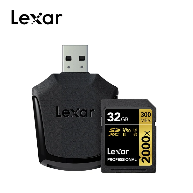 Lexar sd карта 32 ГБ 633x 1000x 2000x U3 класс 10 128 памяти UHS I C10 64 флеш для камеры|Карты памяти| |