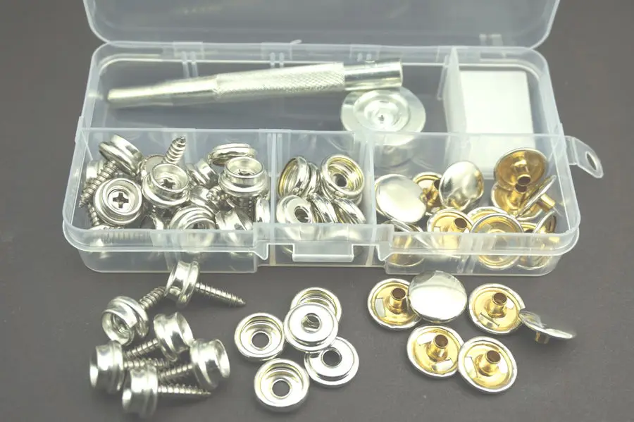 62 шт./лот бесплатная доставка набор из холста нержавеющей стали для винтового