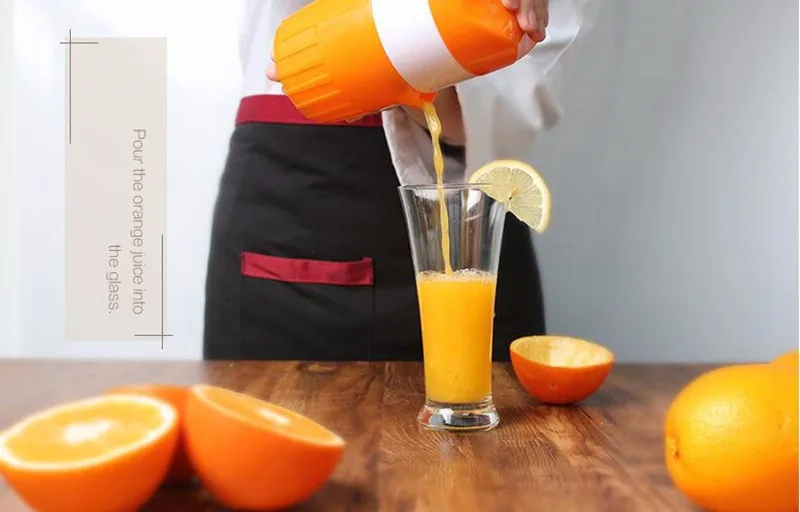 Новинка 2017 мини ручная соковыжималка для апельсинового сока бутылка лимонного