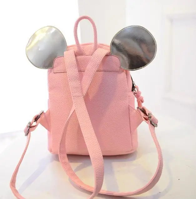 2015 new kanken classic school backpacks Animation cartoon cute mickey backpack Casual style PU leather free shipping | Багаж и сумки