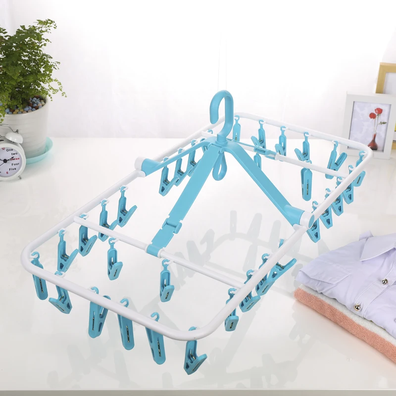 Многофункциональная пластиковая вешалка складной детский зажим для нижнего
