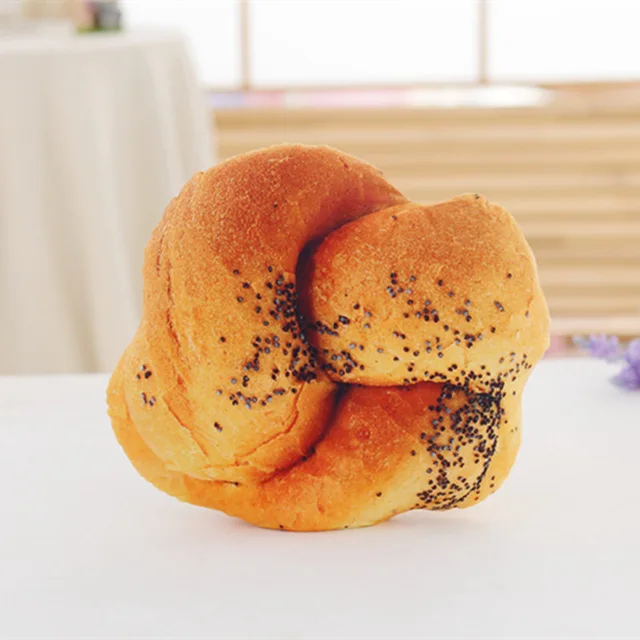 B 1pc Simulation Creative Food Cookies Pizza hamburger Pillow Lifelike Plush Toy Soft Stuffed Cushion Child Kid Funny Gift - Цвет: B