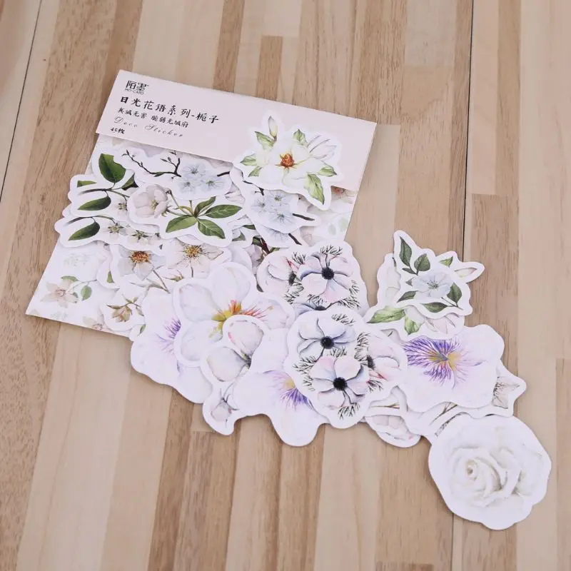 2018 100 шт./лот природа коллекция Бумага Стикеры DIY Дневник Декор