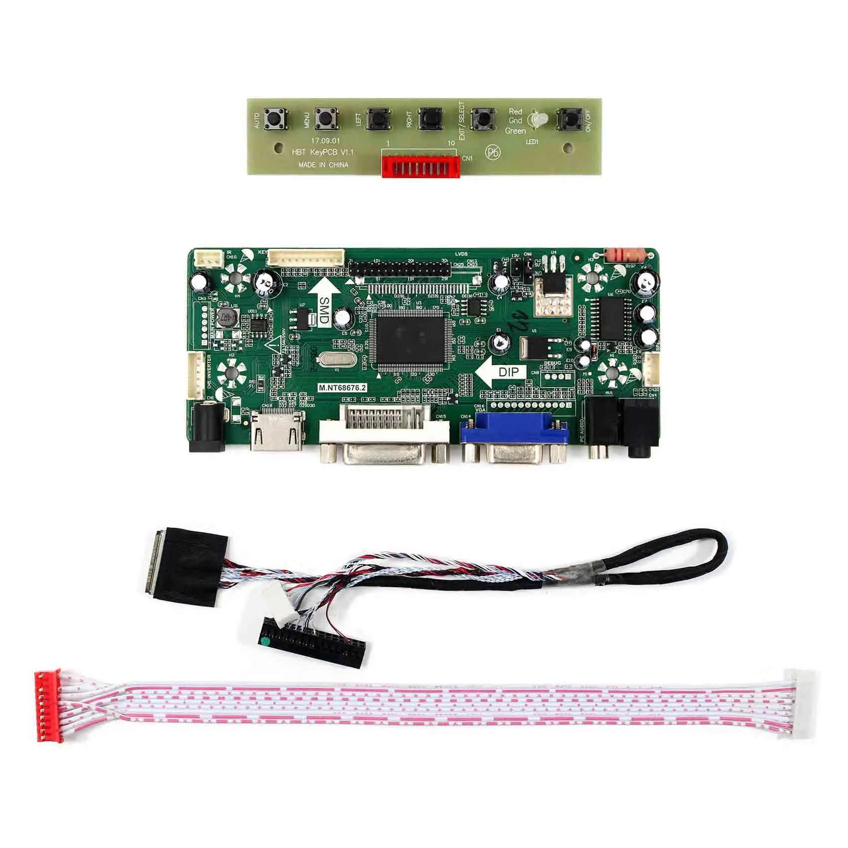 HD MI VGA HDMI DVI аудио ЖК дисплей Cotnroller доска для 12 1 дюйма 13 3 1280x800 HT121WX2 HV133WX1 Панель|dvi