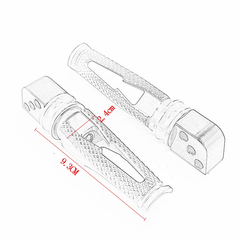 Мотоцикл Задняя подножка peg CNC алюминий оригинальный дизайн для Honda RC51/RVT1000 VF750S