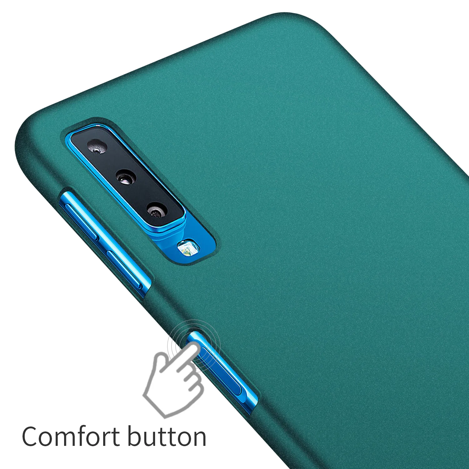 Для Samsung Galaxy A7 2018 чехол роскошный высококачественный Жесткий ПК Тонкий матовый