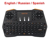 2 4g wireless mini keyboard russian spanish english version touch pad keyboard for mini pc laptop android tv box raspberry pi