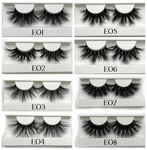 Накладные ресницы Mikiwi 25 мм, оптовая продажа, толстая полоска 25 мм, 3D норковые ресницы, индивидуальная упаковка, ярлык для макияжа, Драматические Длинные норковые ресницы