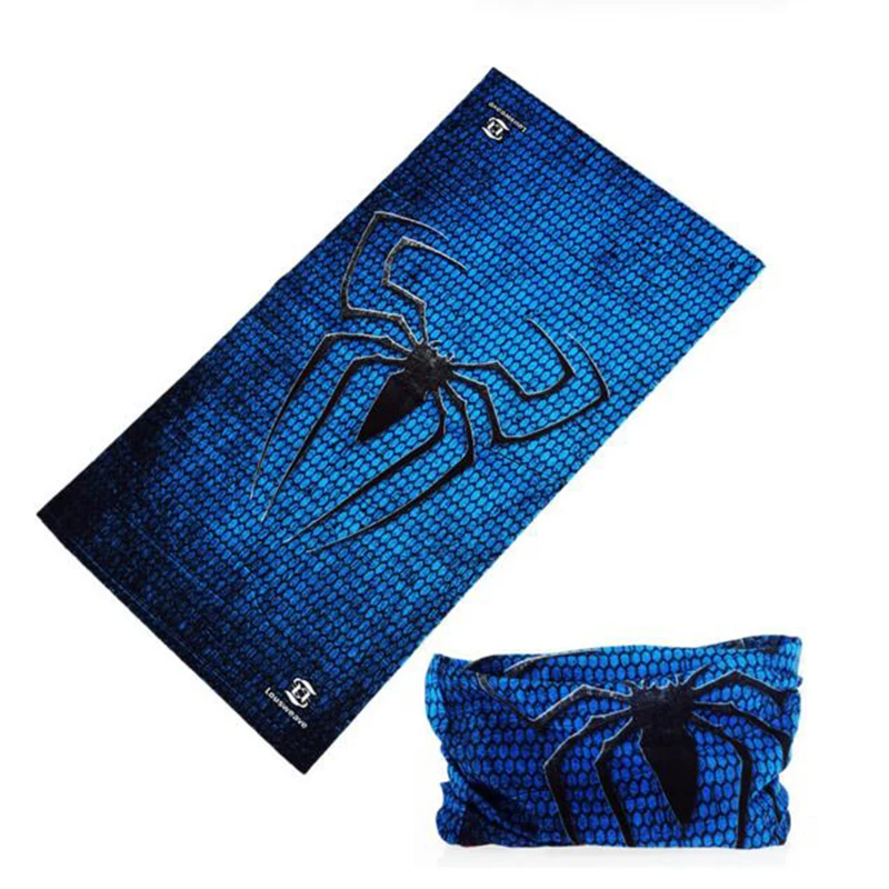 Хип хоп мужской унисекс многофункциональный бандана паук скелет печатных
