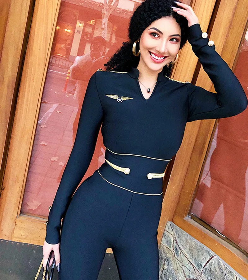 Сексуальные женские боди 2019 высокие длинные рукава обтягивающий утягивающий