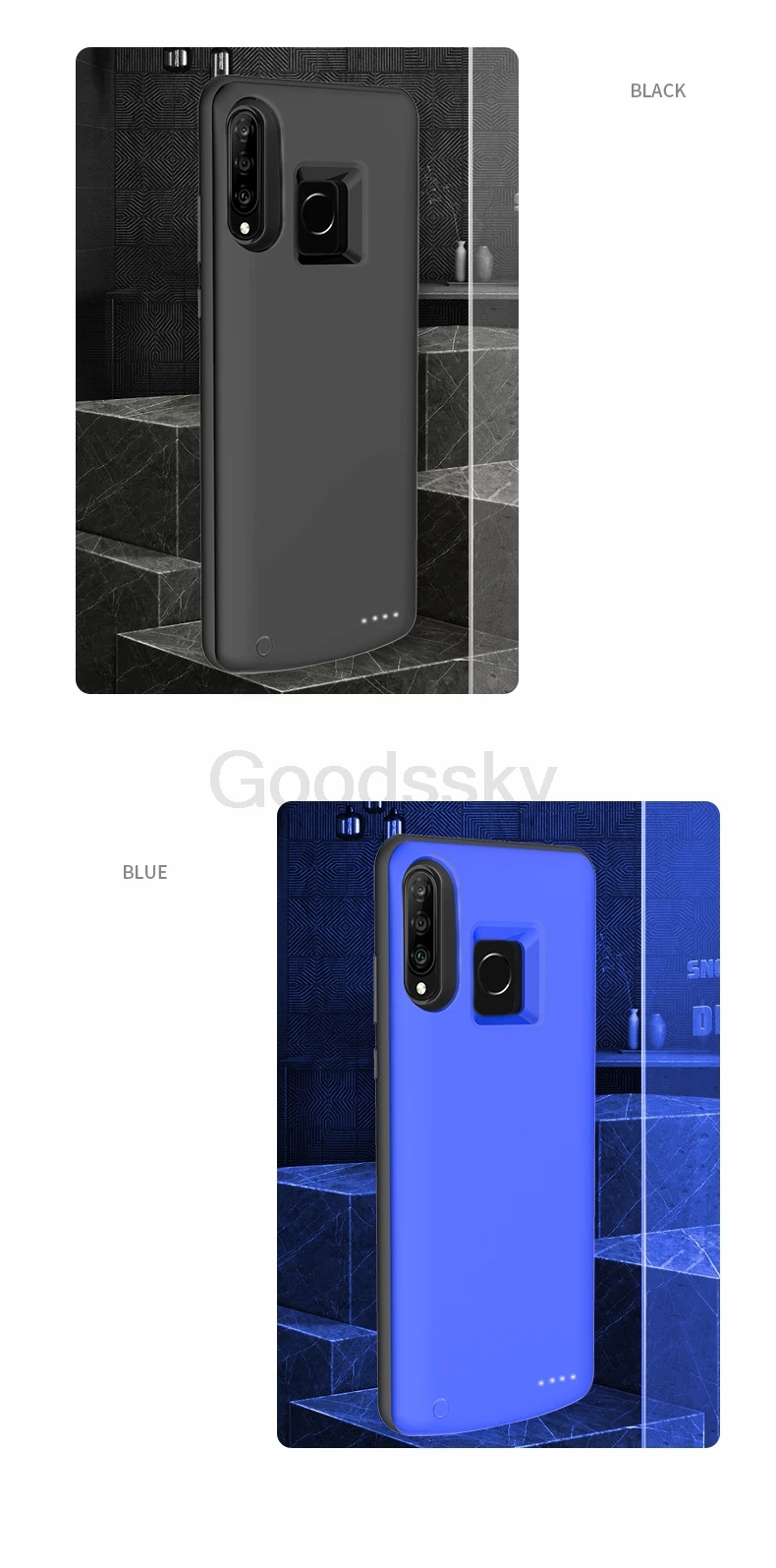 Тонкий противоударный чехол для зарядного устройства для huawei Honor 20i 10i power Bank, чехол для huawei P Smart Plus, чехол для зарядки