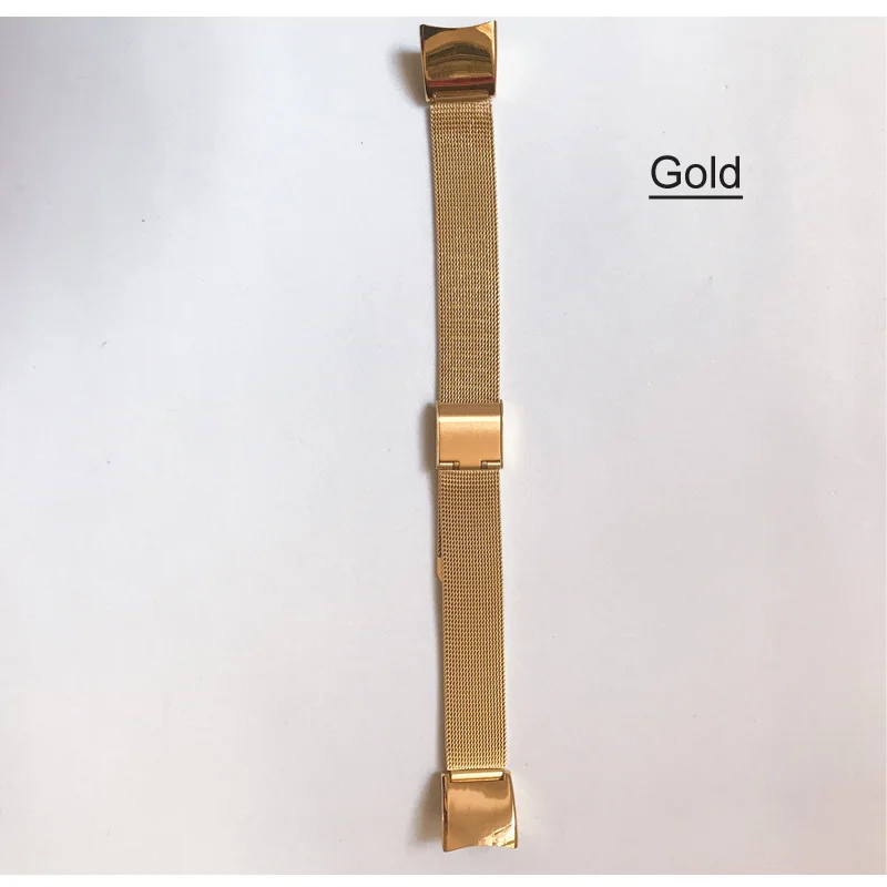 Для Honor Band 4 ремешок из Миланского металла для huawei Honor Band 4 ремешок для смарт-браслета браслет из нержавеющей стали сменный ремешок для часов - Цвет: GOLD