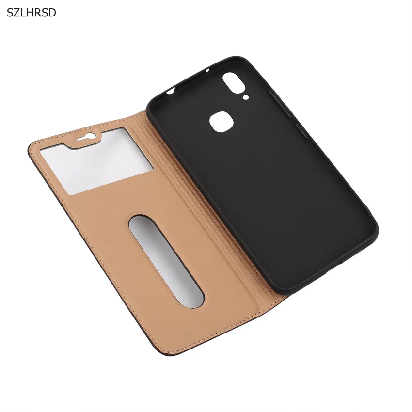 Новый Пояса из натуральной кожи чехол для Vivo X21 откидная крышка Роскошный Полная