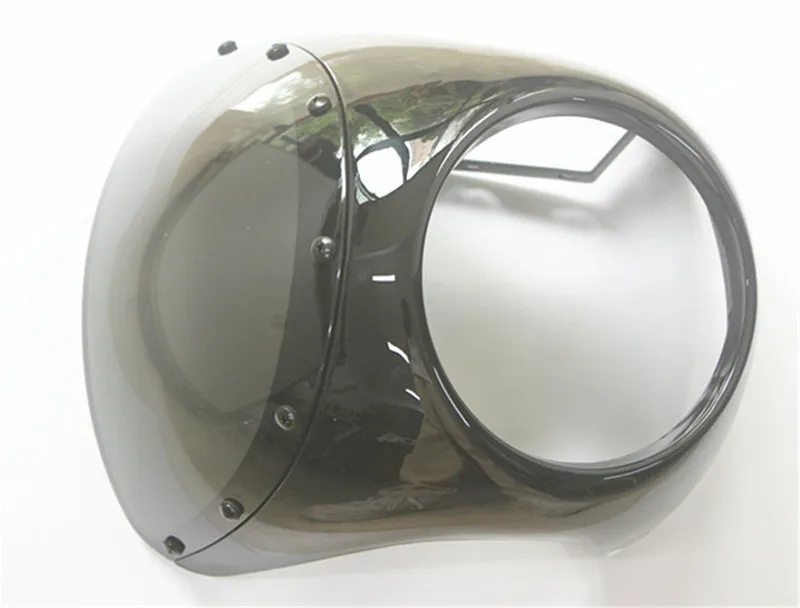 Ретро Кафе Рейсер Обтекатель Универсальной Подходит 7" Фары Рулевой Обтекатель&ampэкран Для Крышек &amp Орнаментальных Литьевых Форм на.