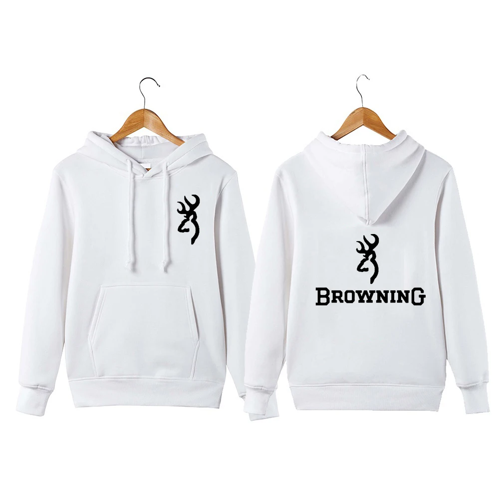 Толстовка с капюшоном и графическим принтом логотипом Browning|Женские толстовки