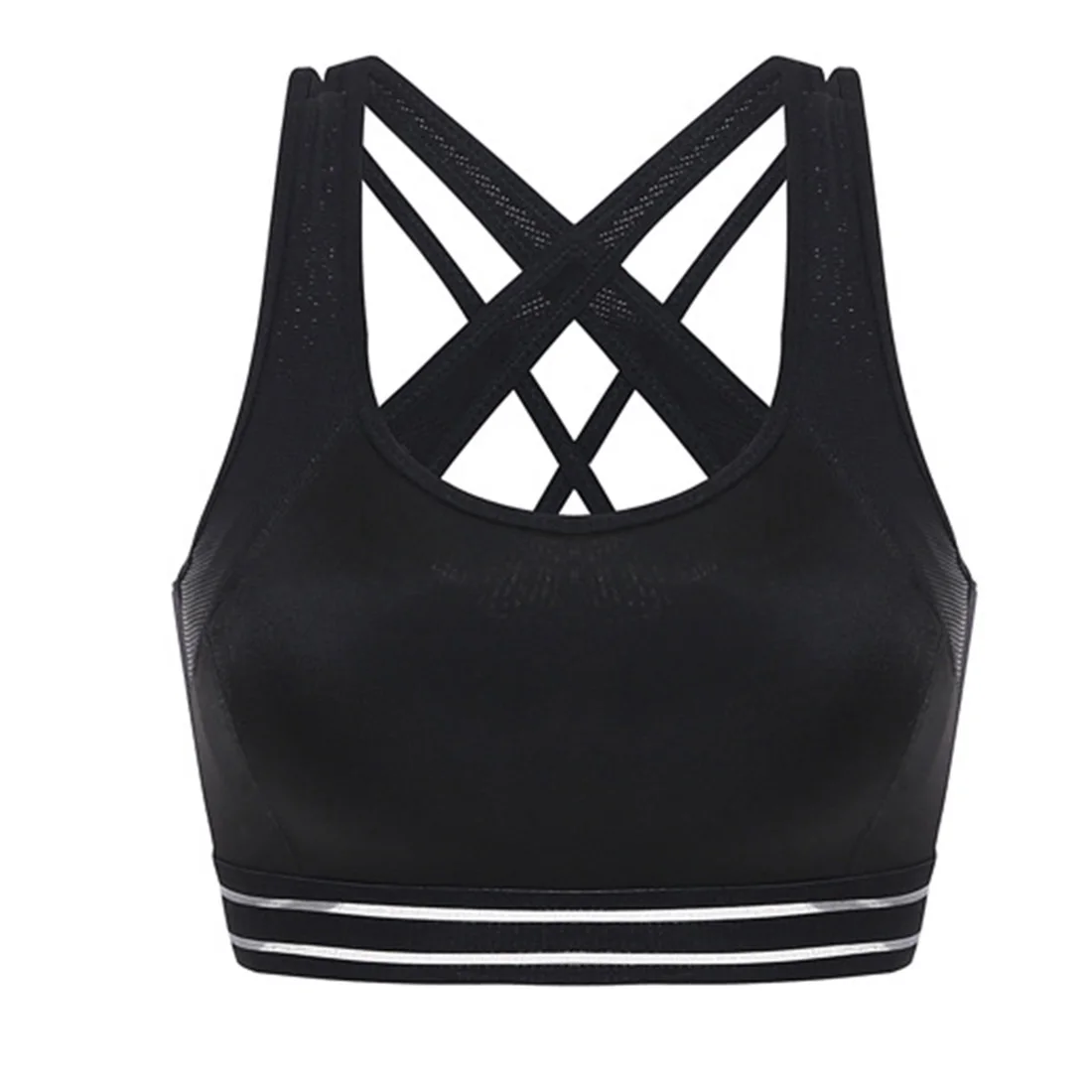 Для женщин Номера проводной противоударный Йога Cross Back тренировка в тренажерном