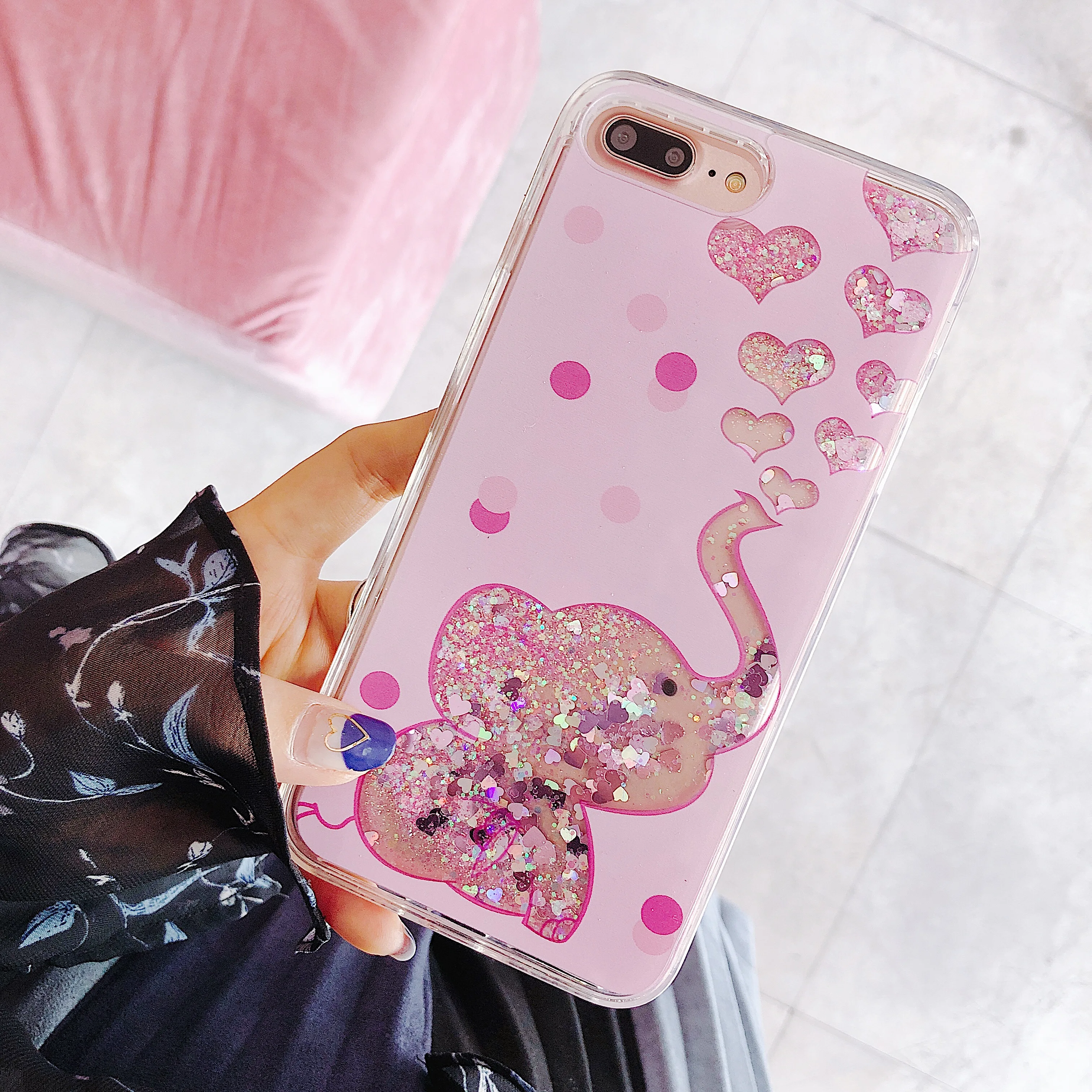 Блестящий с жидкостью зыбучий песок чехол для iPhone XR XS Max X 6 6s 7 8 Plus блеск