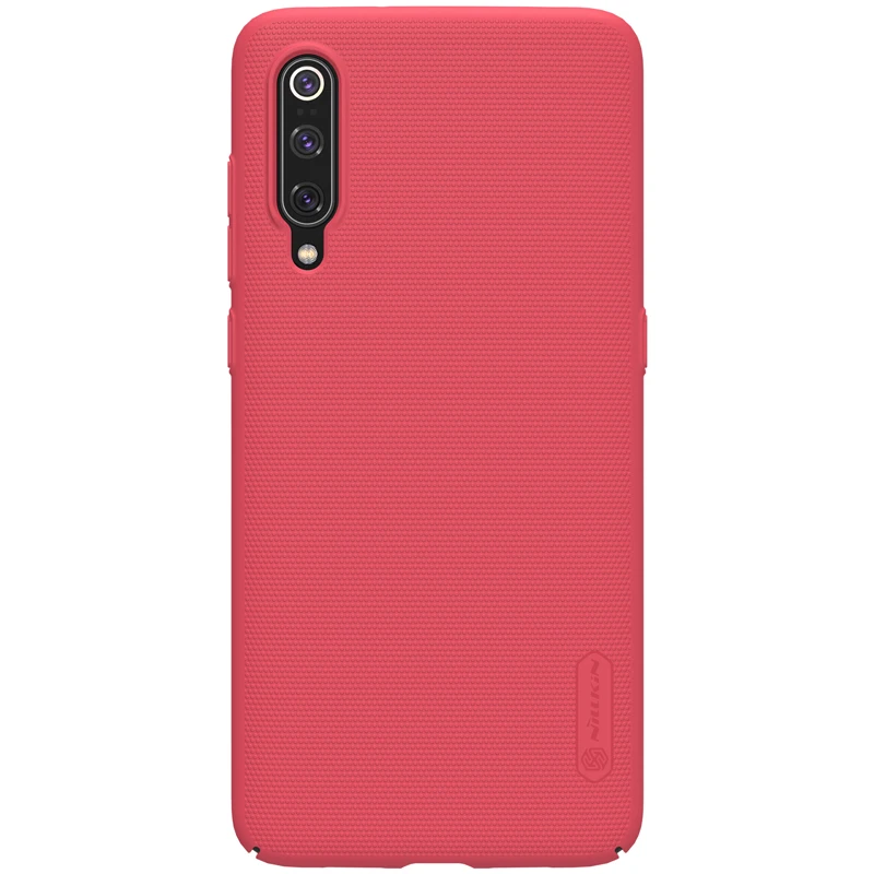 Nillkin чехол для Xiaomi Mi 9 чехол матовый мобильный телефон Ультратонкий чехол ПК Жесткий Чехол для Xiaomi Mi 9 - Цвет: Красный