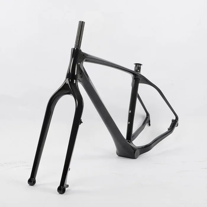 High end 2017 Cheap 12*197mm Thru-axle Carbon Fat Bike Frame+fork Snow bikes 26er*5.0&quot Fatbike tire Frame | Спорт и развлечения
